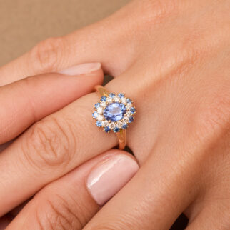 Bague Colombo - Saphir Cornflower 1.01 carats