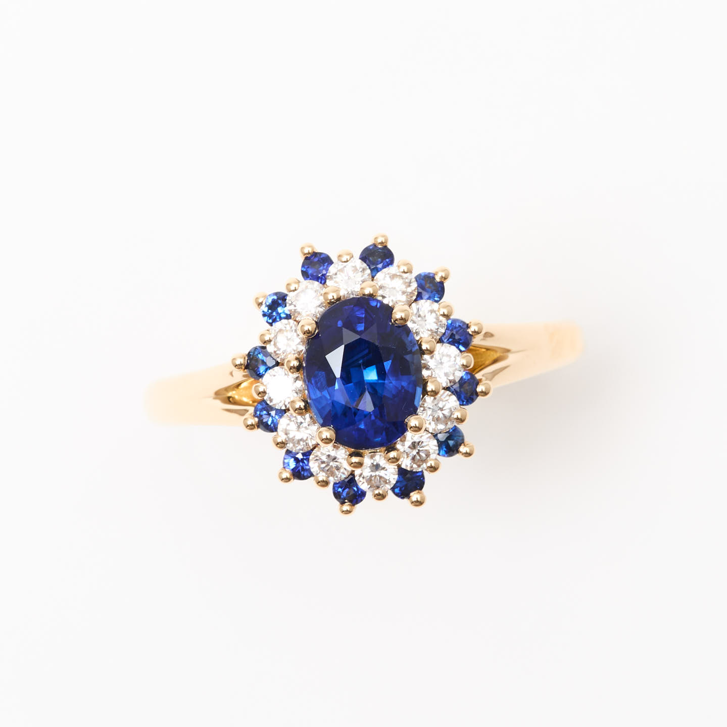 bague saphir peacock