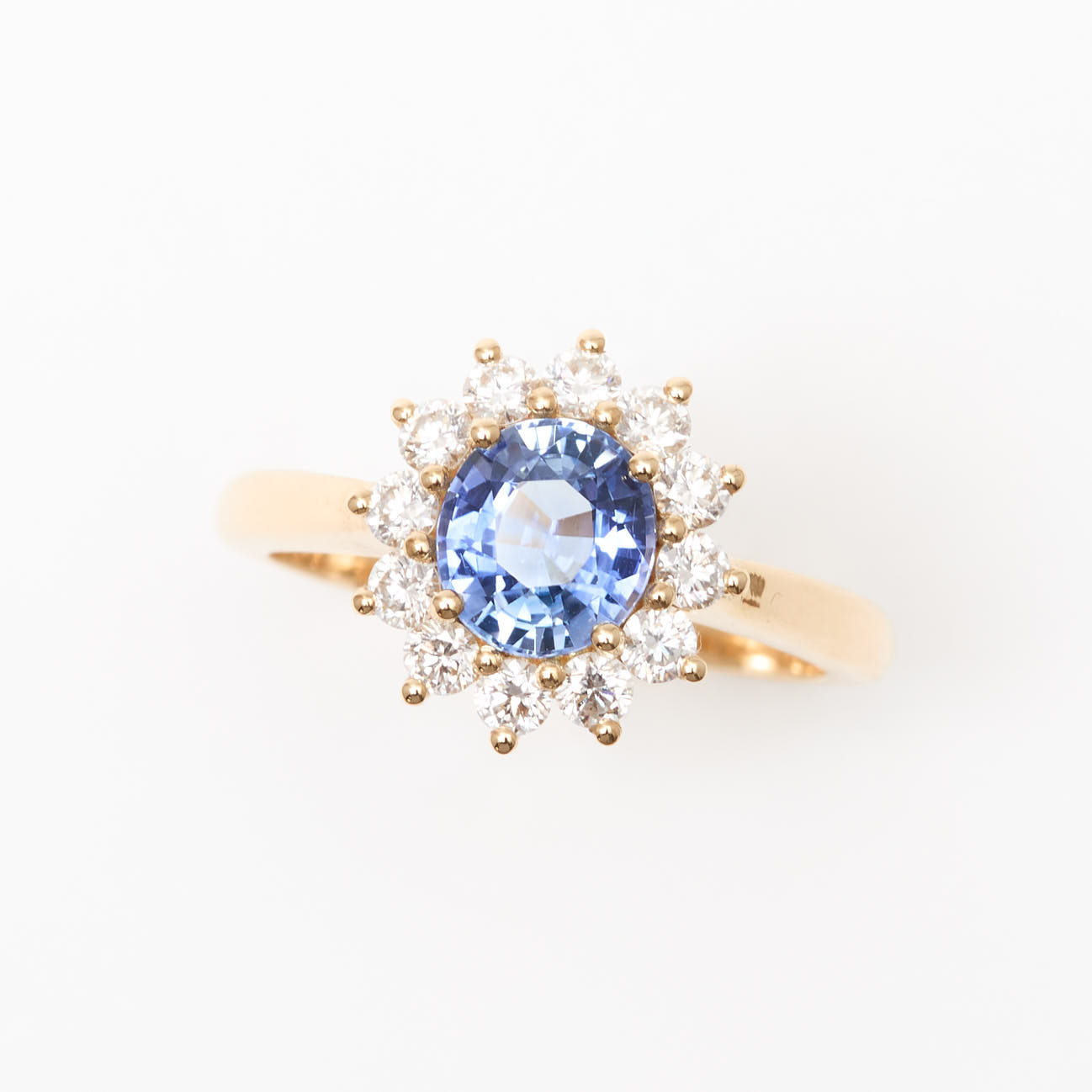 bague saphir cornflower