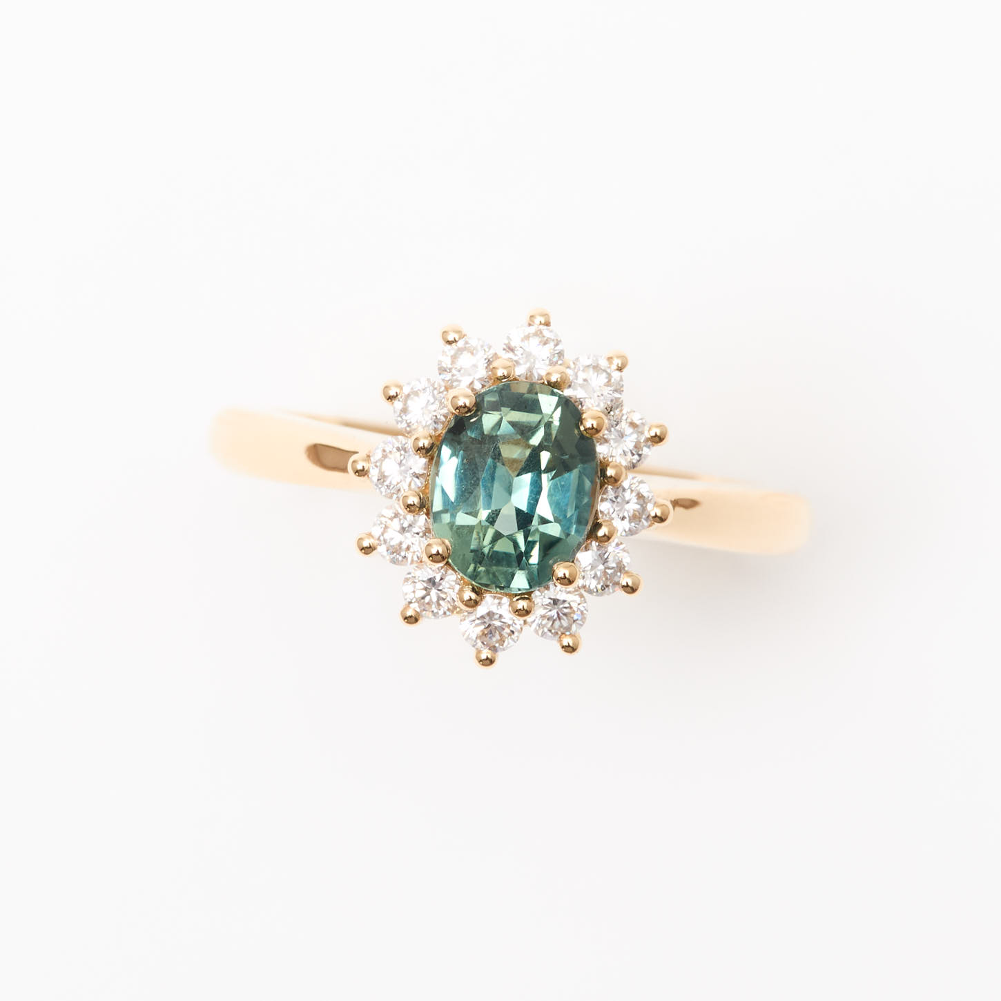 bague saphir teal