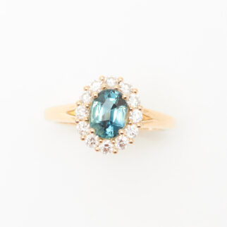 bague saphir teal