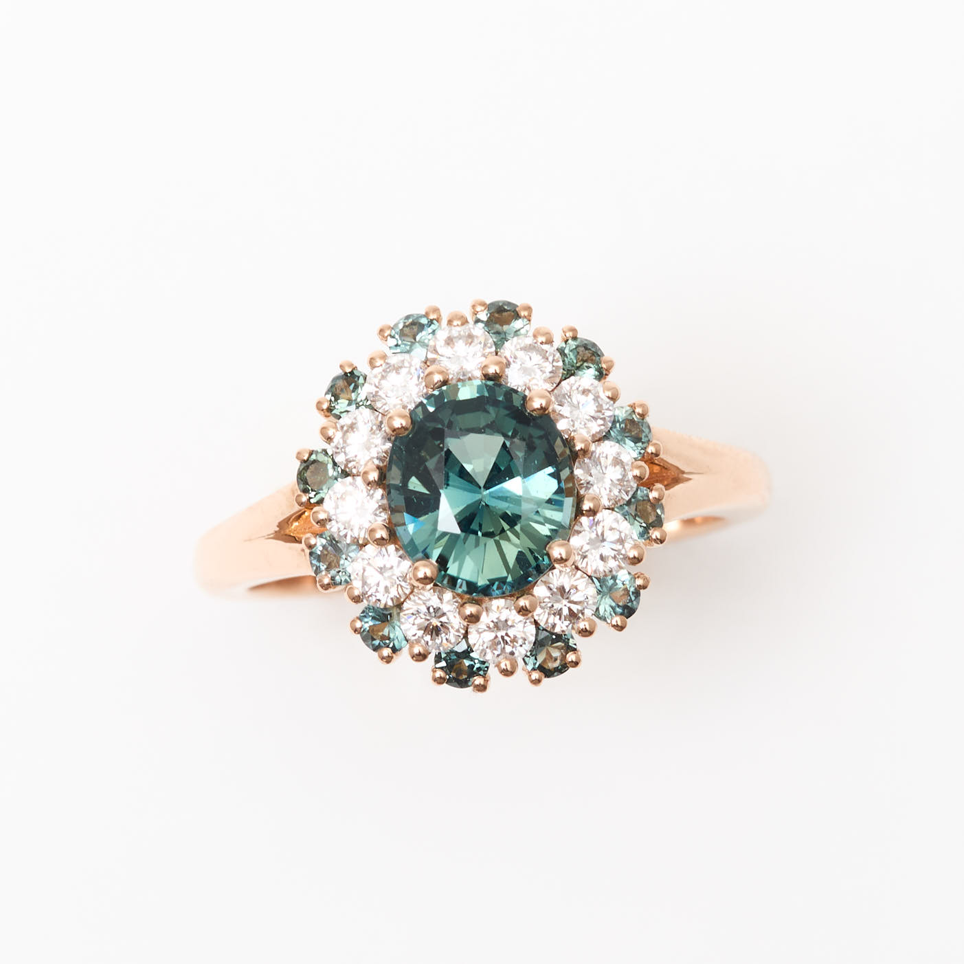 bague saphir teal