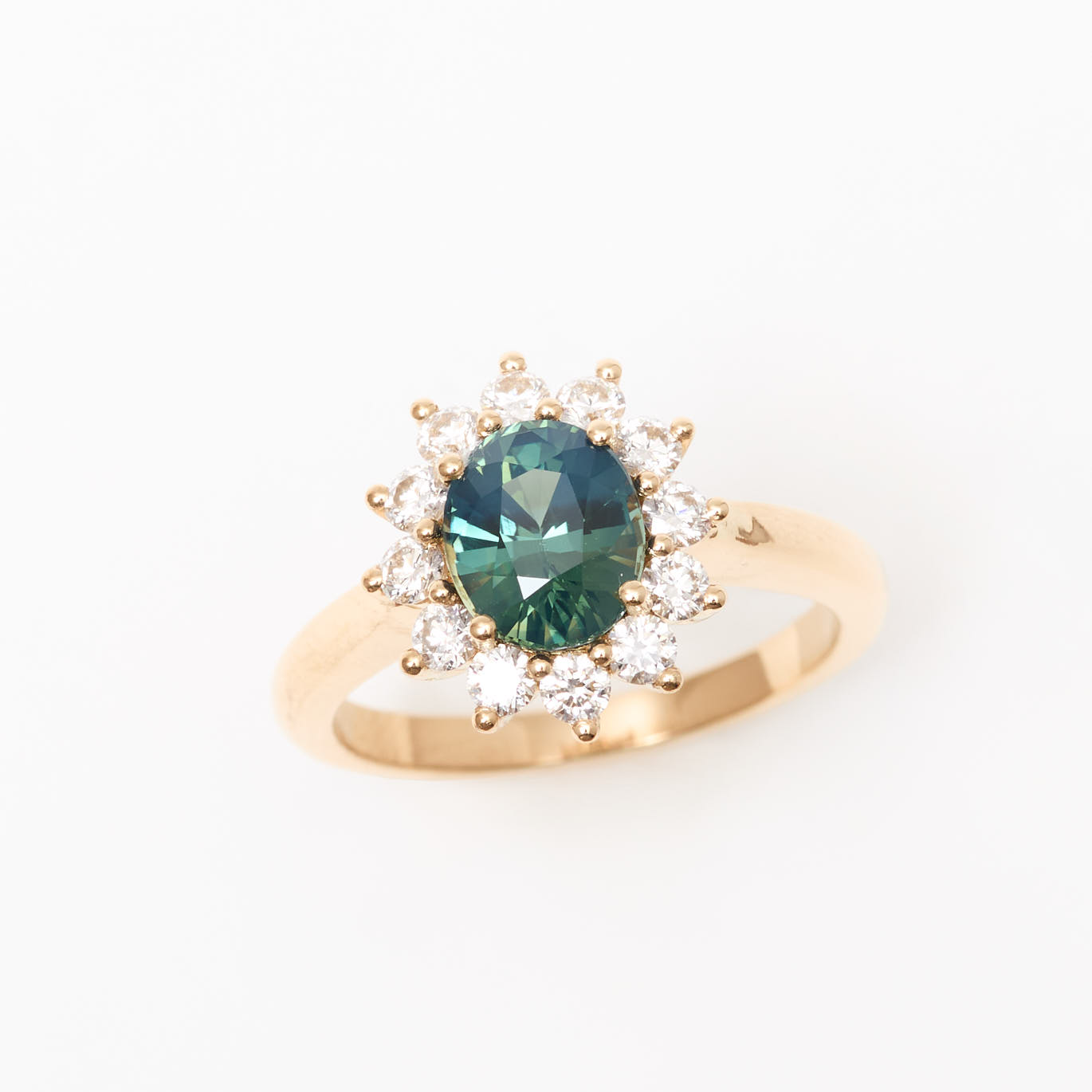 bague saphir teal