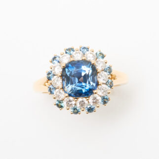 bague saphir teal