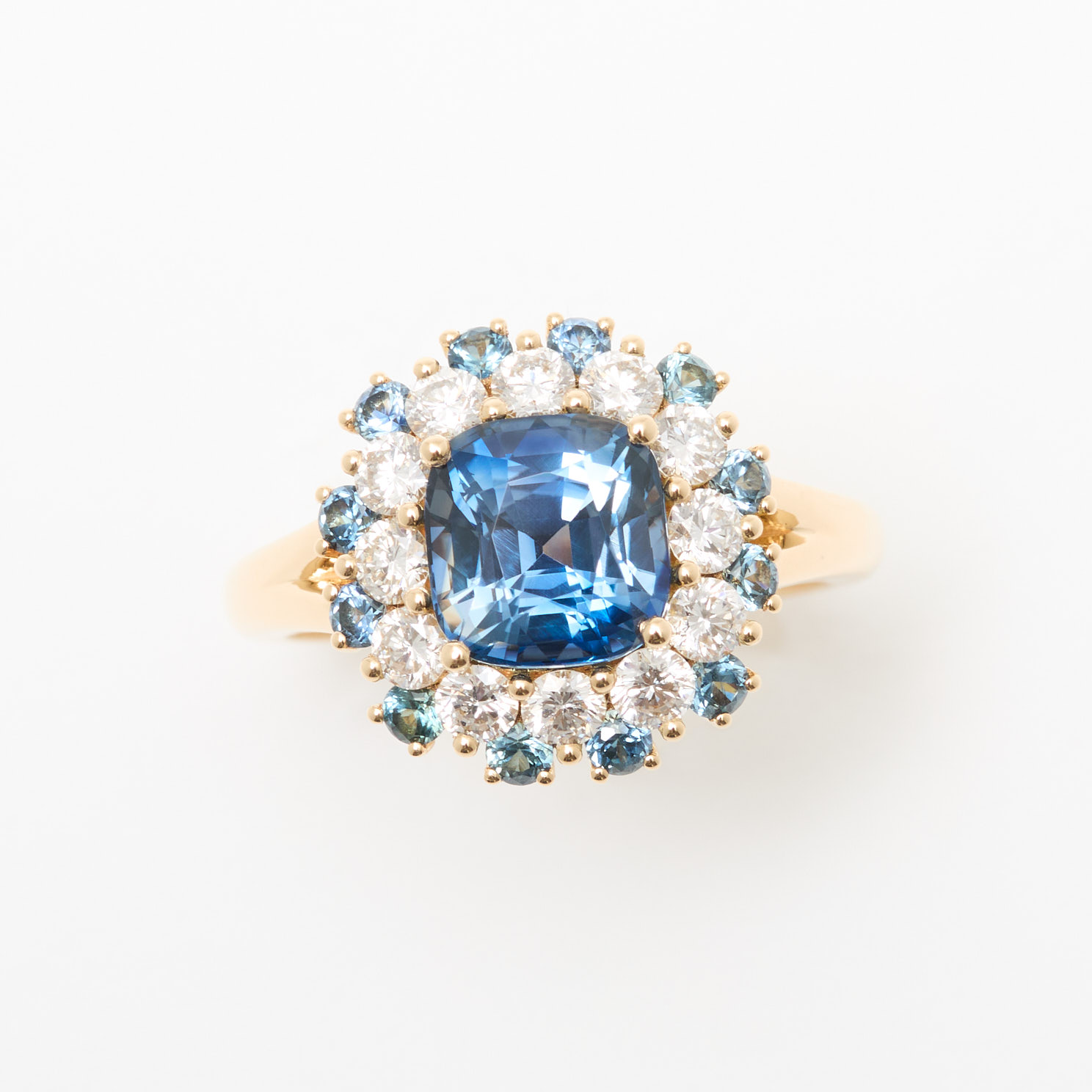 bague saphir teal