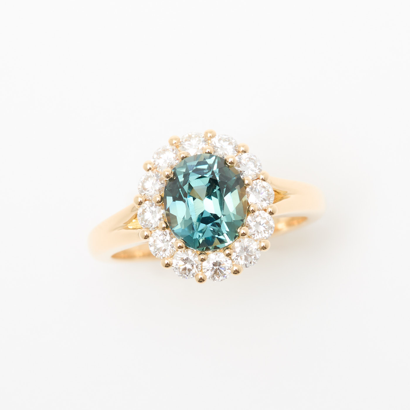 bague saphir teal