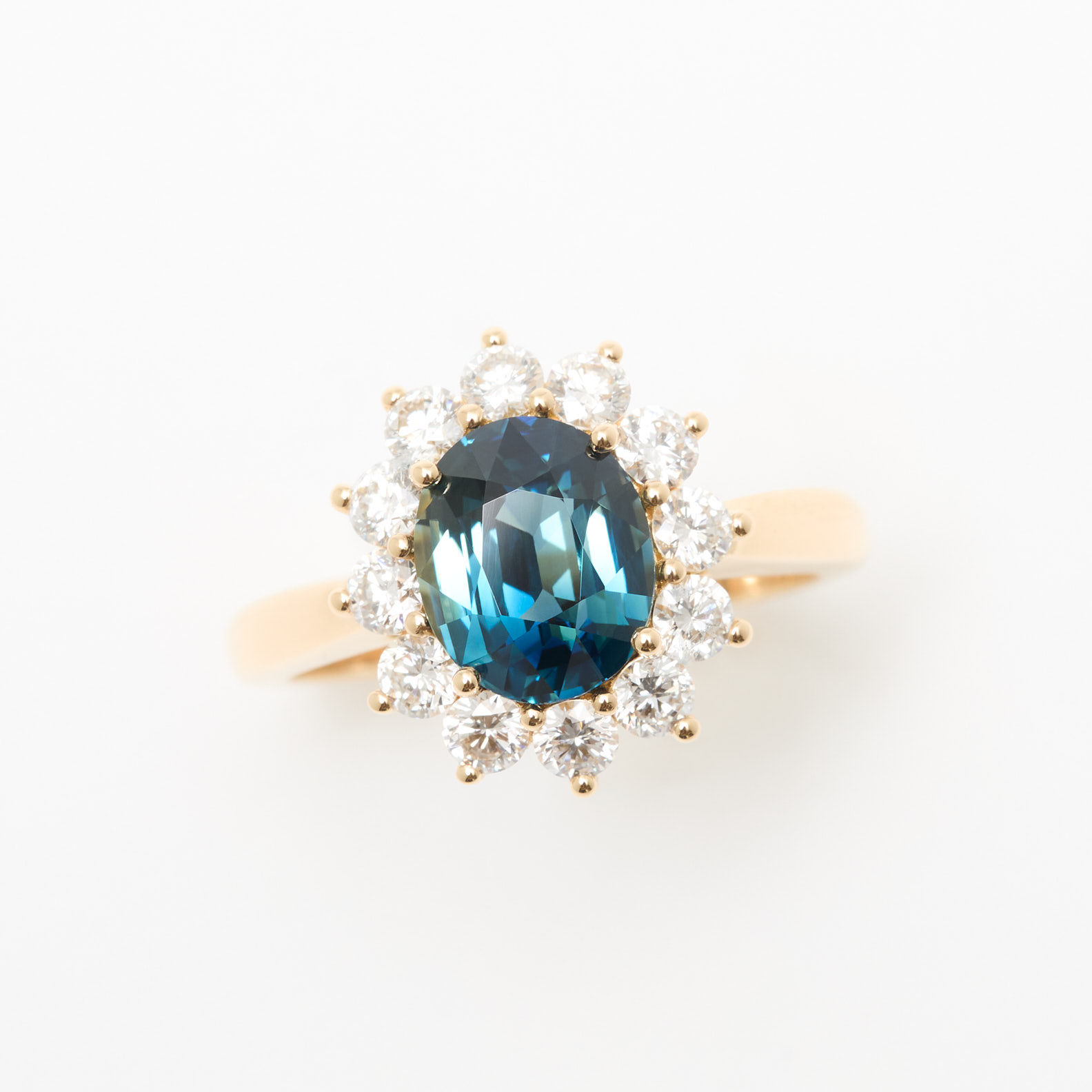 bague saphir teal