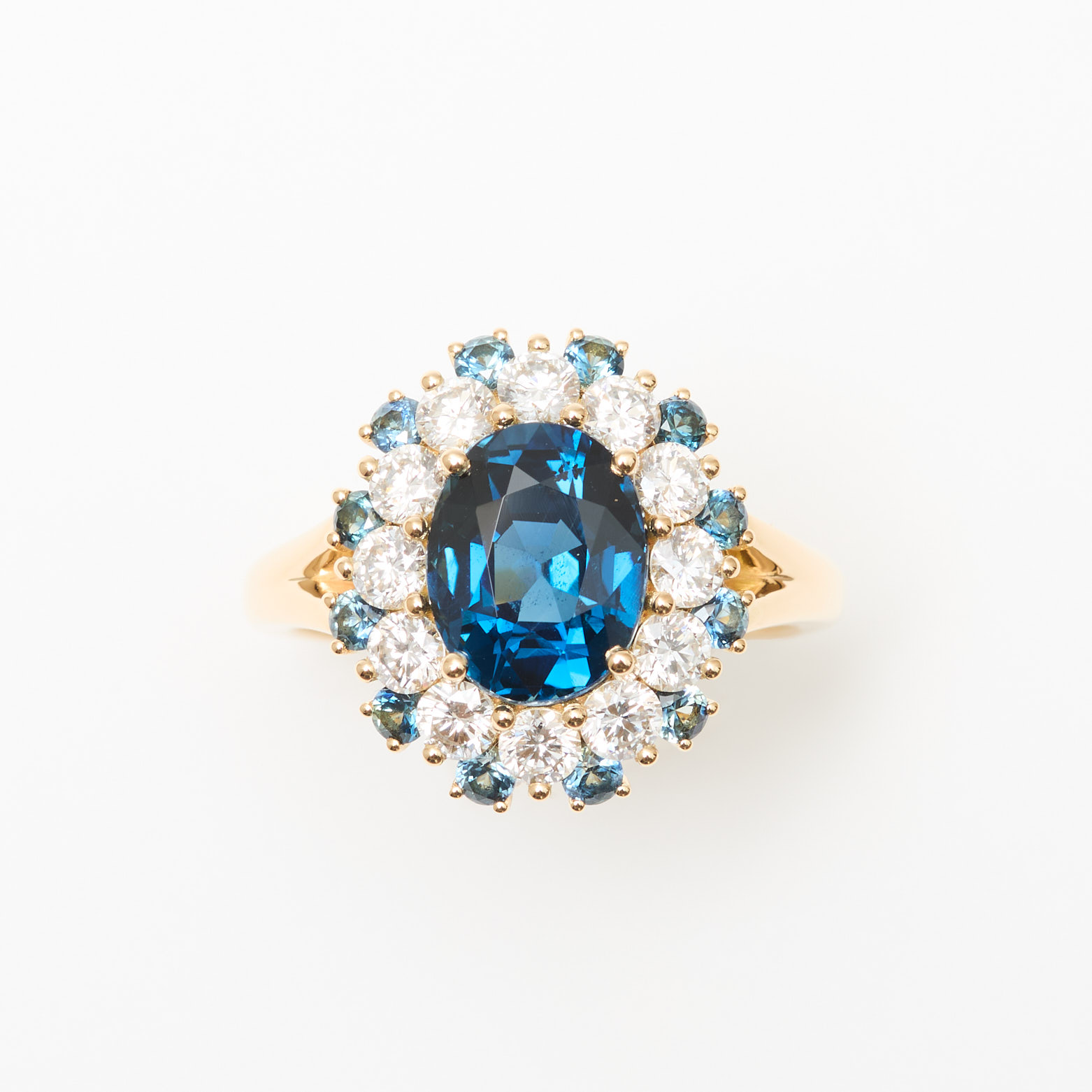 bague saphir teal