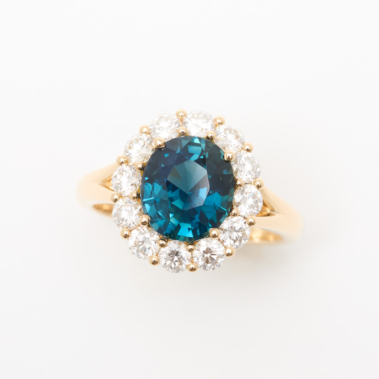 bague saphir teal