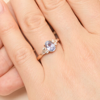 Bague saphir Violet