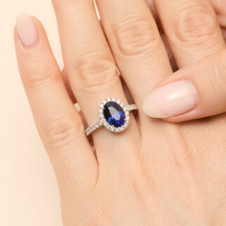 Bague Saphir Bleu
