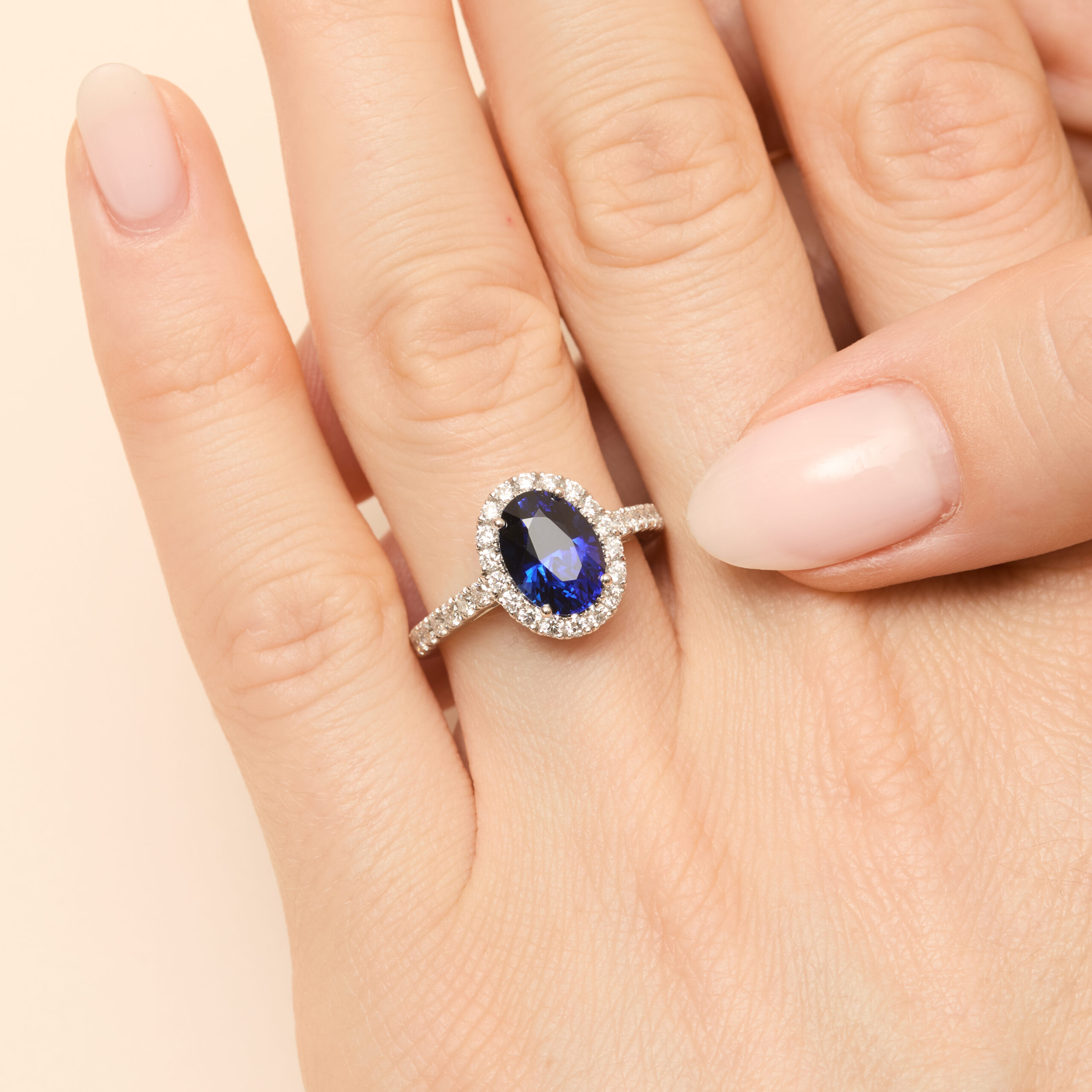 Bague Saphir Bleu