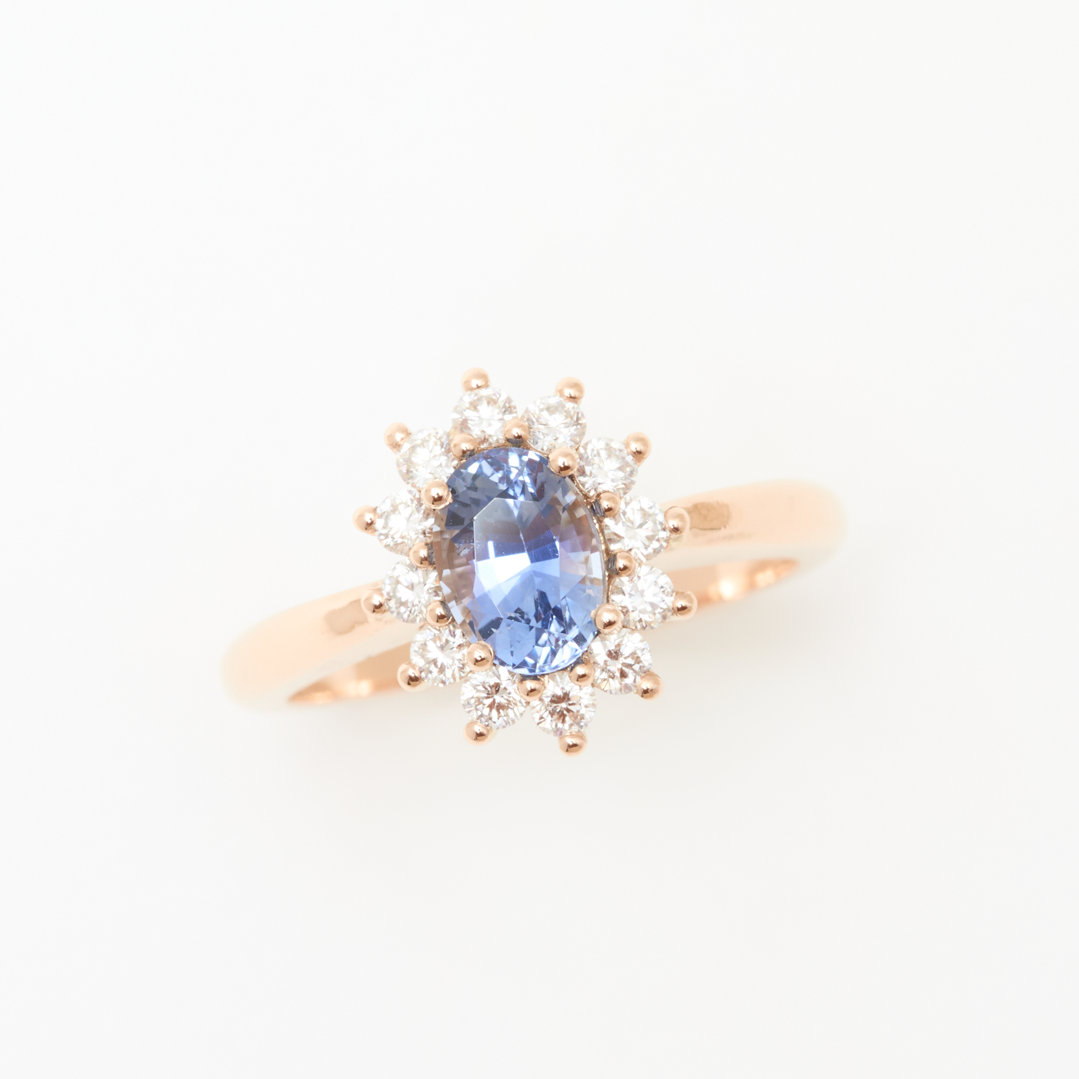 Bague Saphir Bleu Or jaune