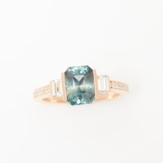 bague saphir teal
