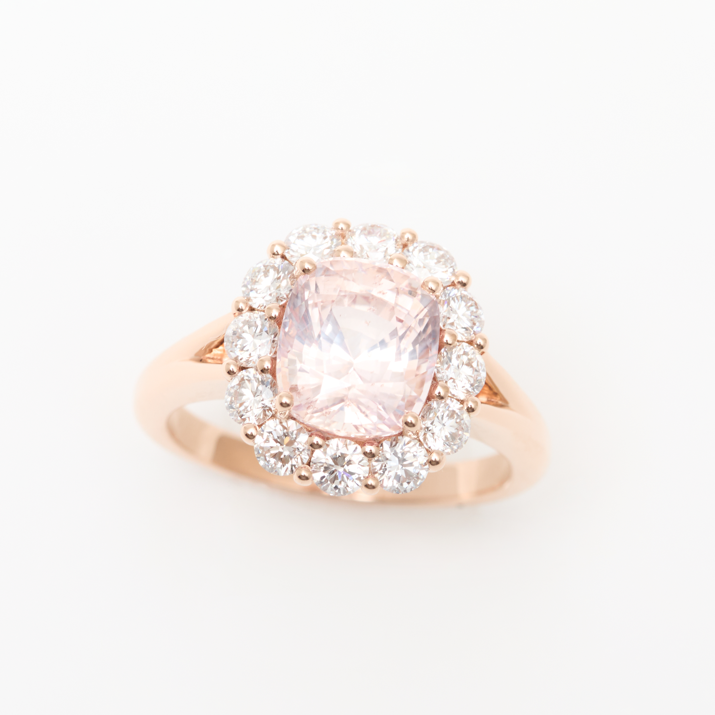 Bague Saphir Padparadscha