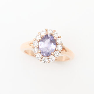 Bague saphir Violet