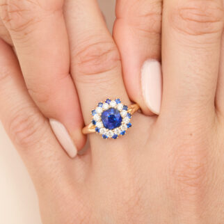 bague saphir