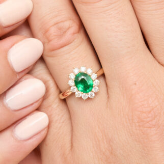 bague tsavorite