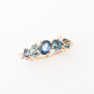 bague saphir teal