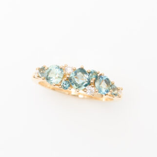 bague saphir teal