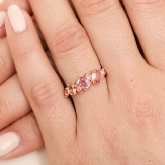 Bague Constellation - Saphir Padparadscha 2.00 carats