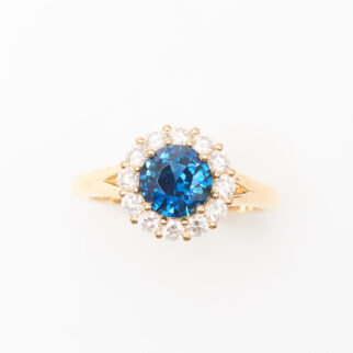 bague saphir teal