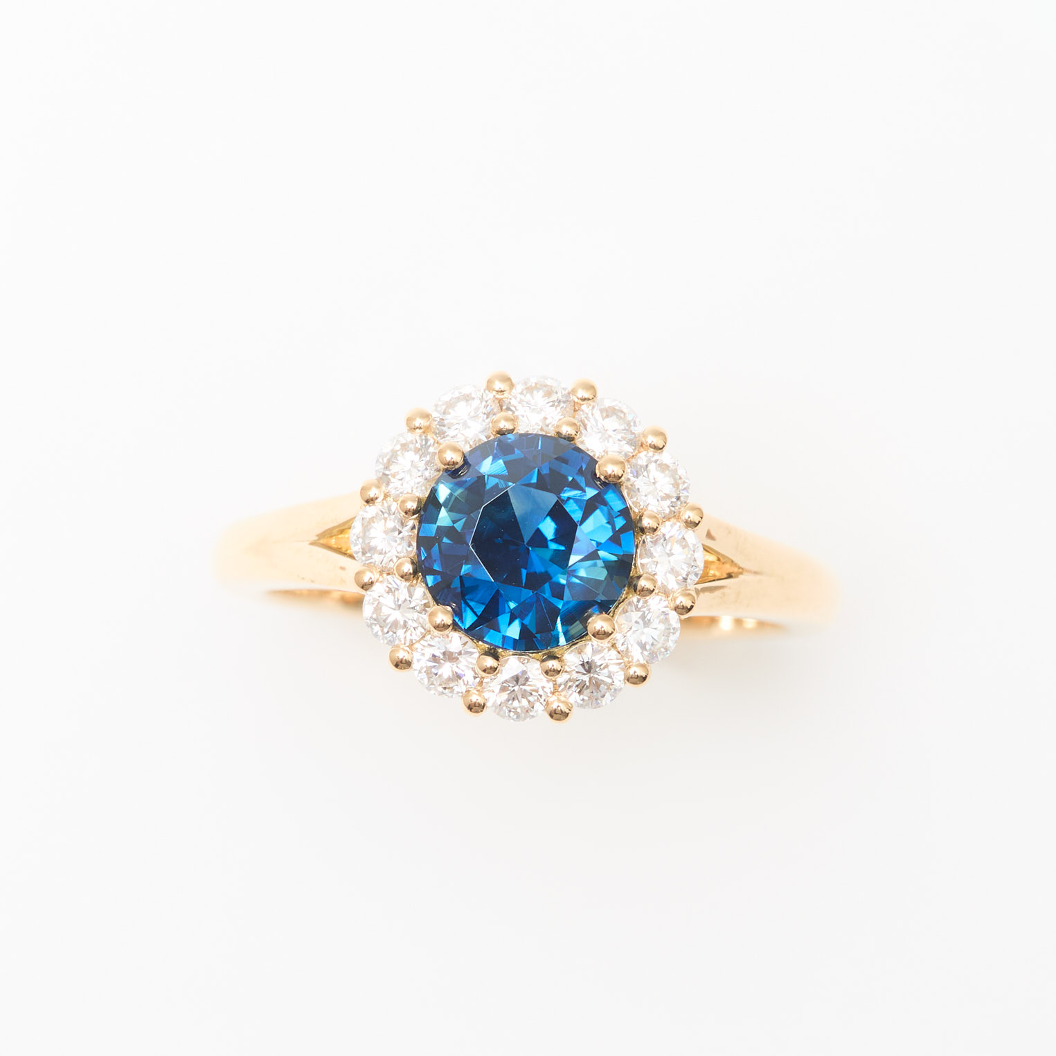 bague saphir teal