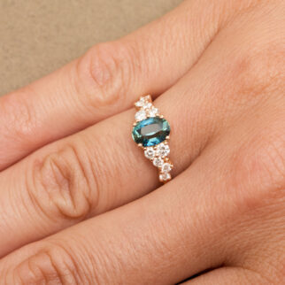 Bague Horana - Saphir Teal 1.34 carats