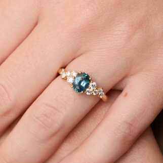 Bague Horana - Saphir Teal 1.36 carats