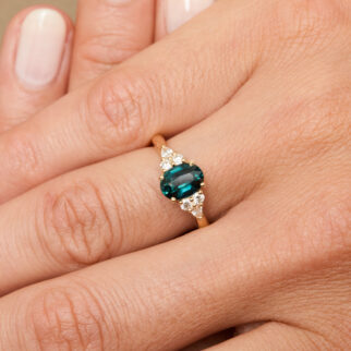 Bague Althea - Saphir Teal 1.52 carats