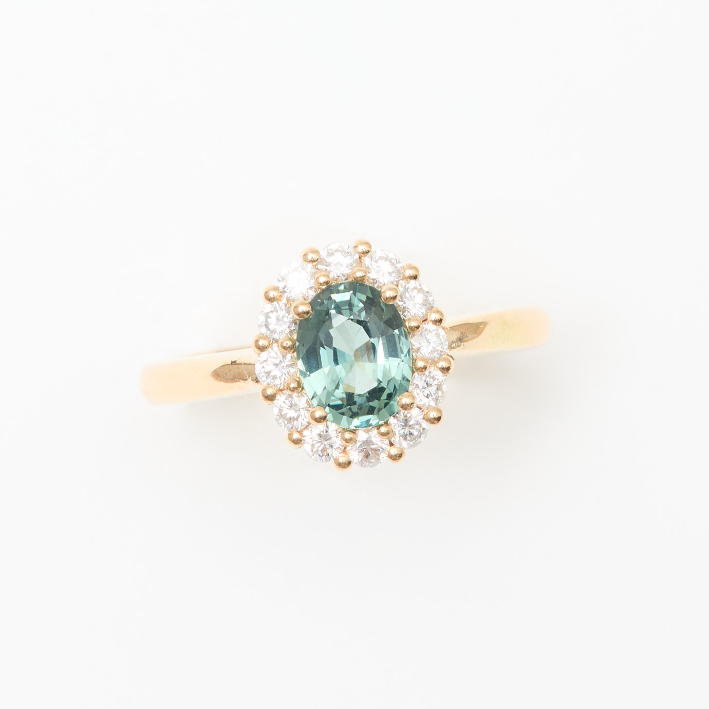 bague saphir teal