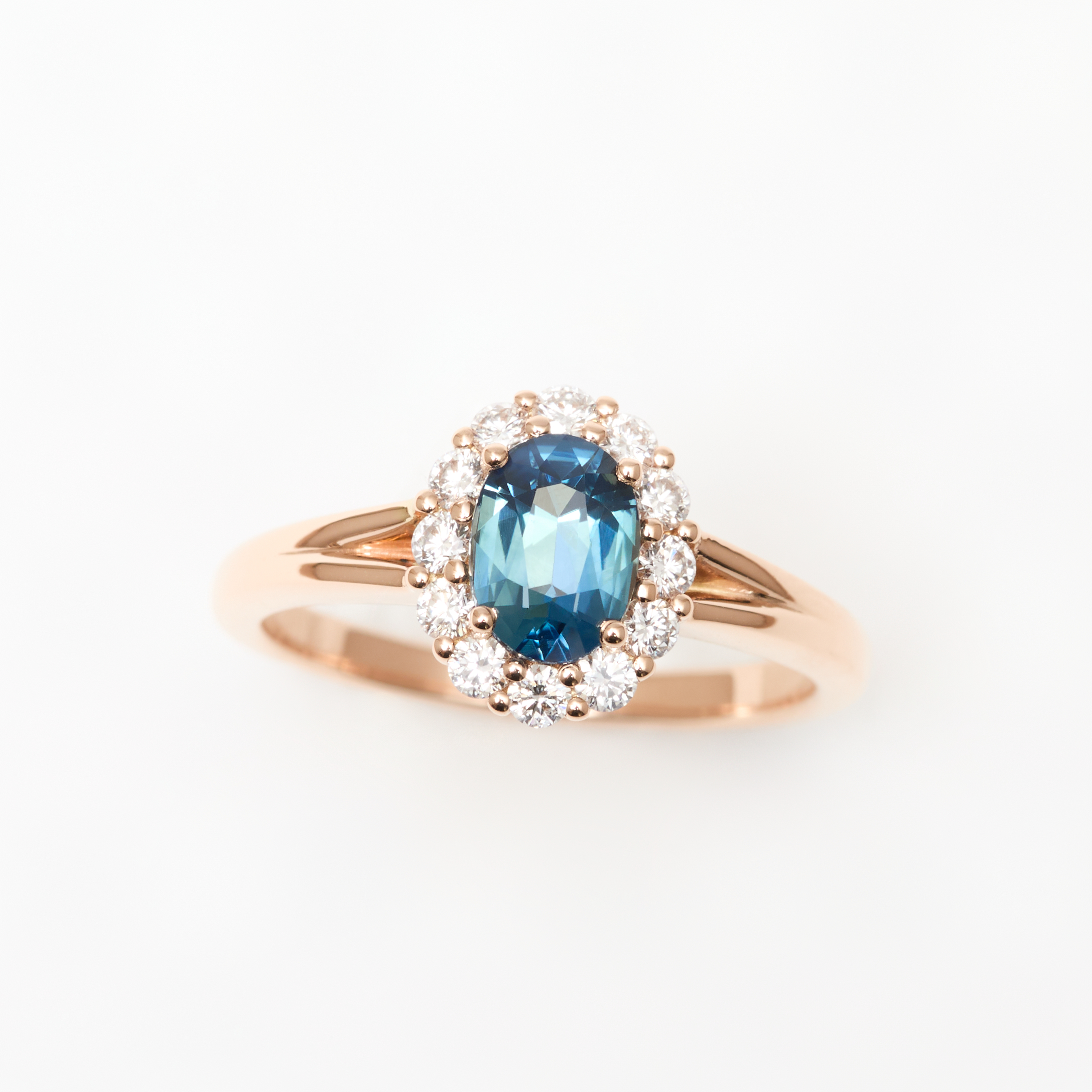 Bague Saphir Teal