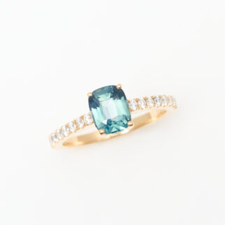 Bague Saphir Teal