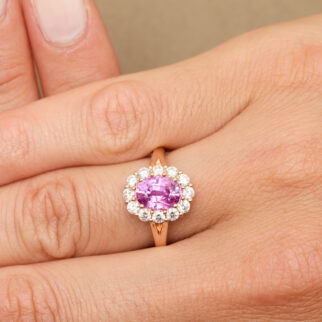 Bague Matara - Saphir Rose 2.09 carats