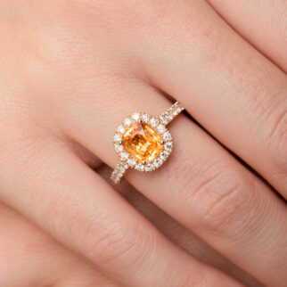 Bague Grenat Mandarin