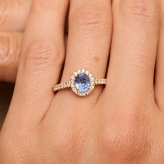 Bague Saphir Bleu