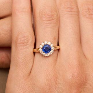 Bague Saphir Bleu
