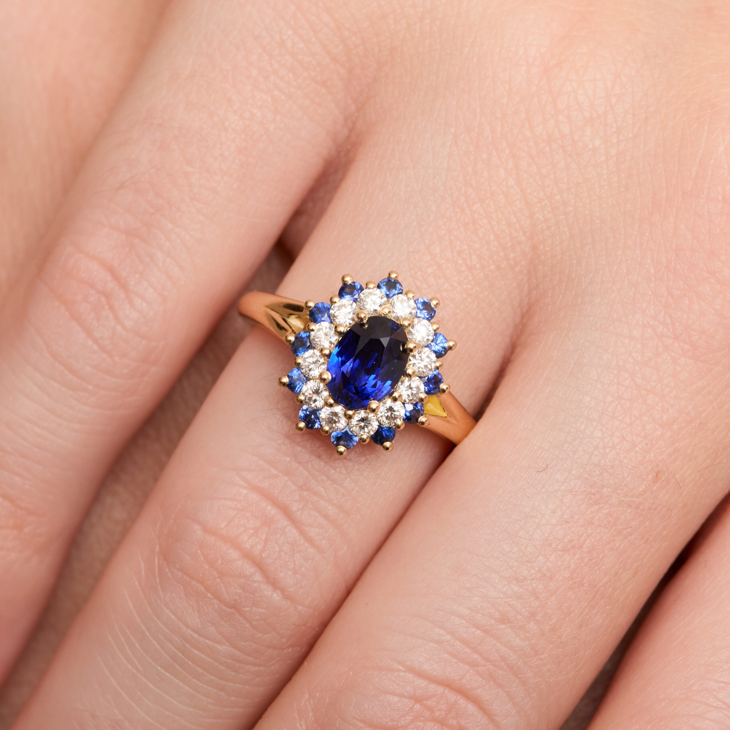 Bague Saphir Bleu