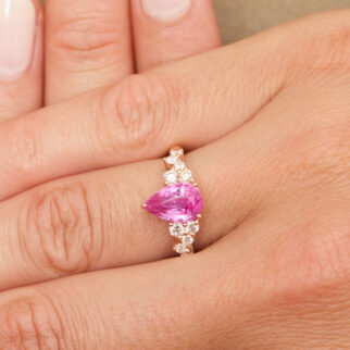 Bague Horana - Saphir Rose 2.21 carats