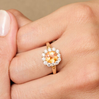 Bague Matara - Grenat Mandarin 1.73 carats