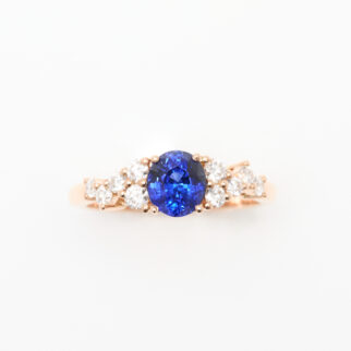 Bague Saphir bleu