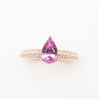 Bague Saphir Rose