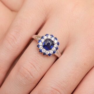 Bague Saphir Bleu