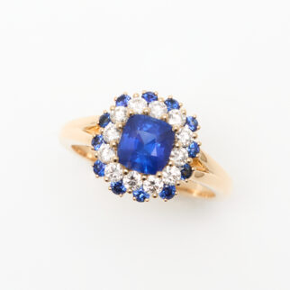 Bague Saphir Bleu