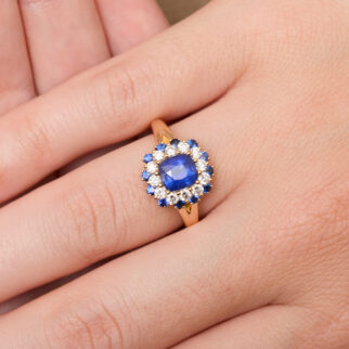 Bague Saphir Bleu