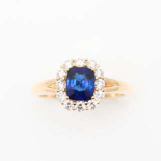 Bague Saphir bleu