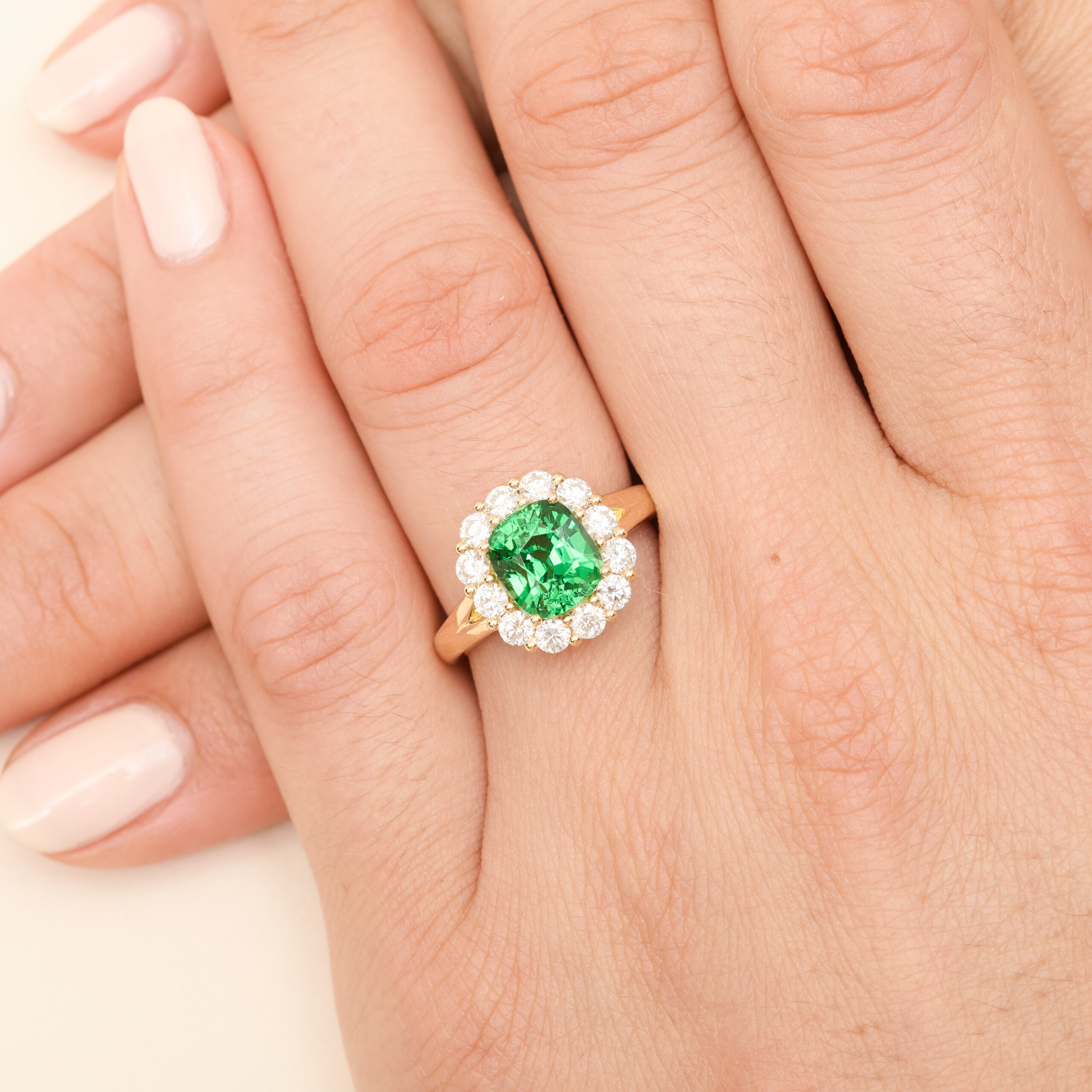 bague tsavorite