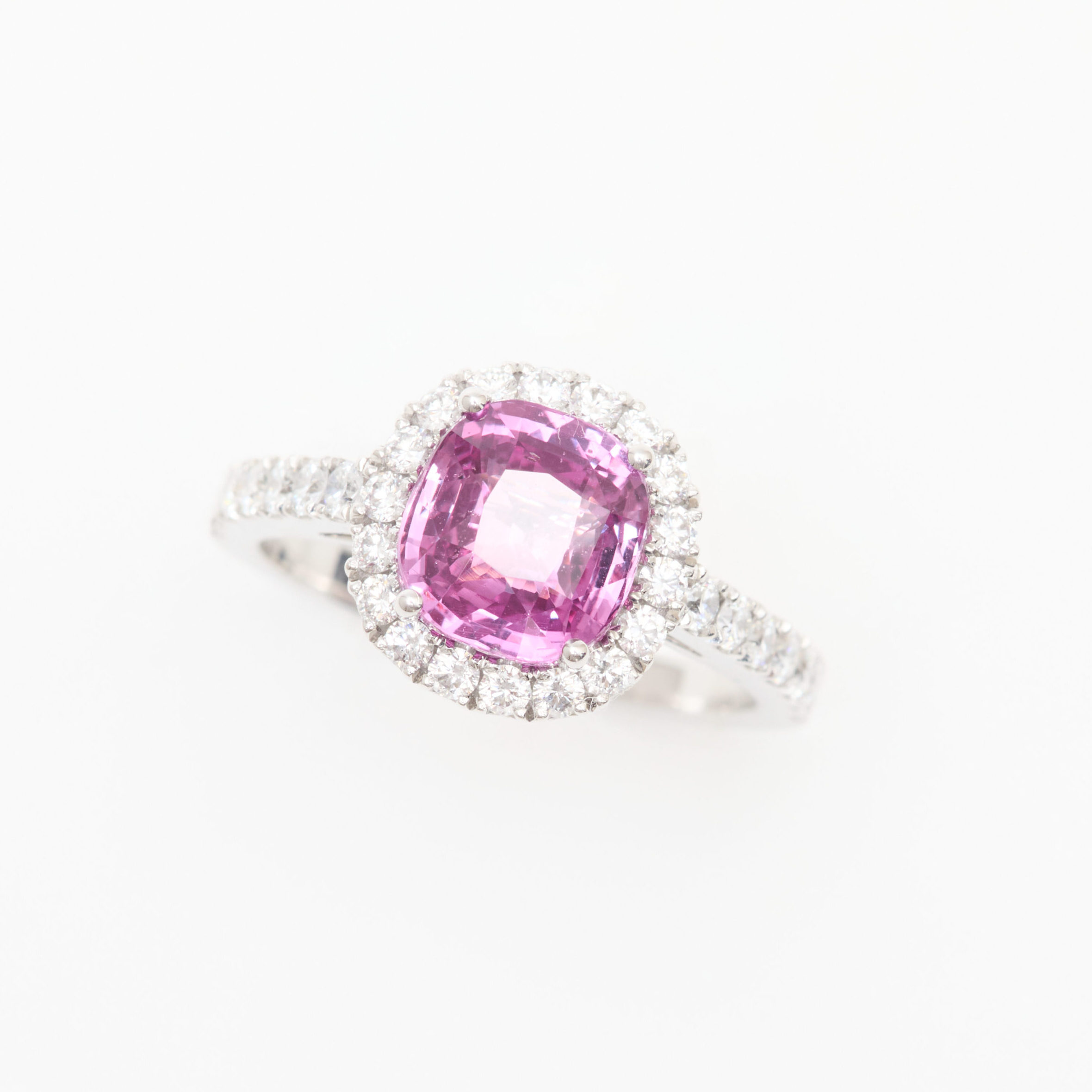 Bague saphir rose