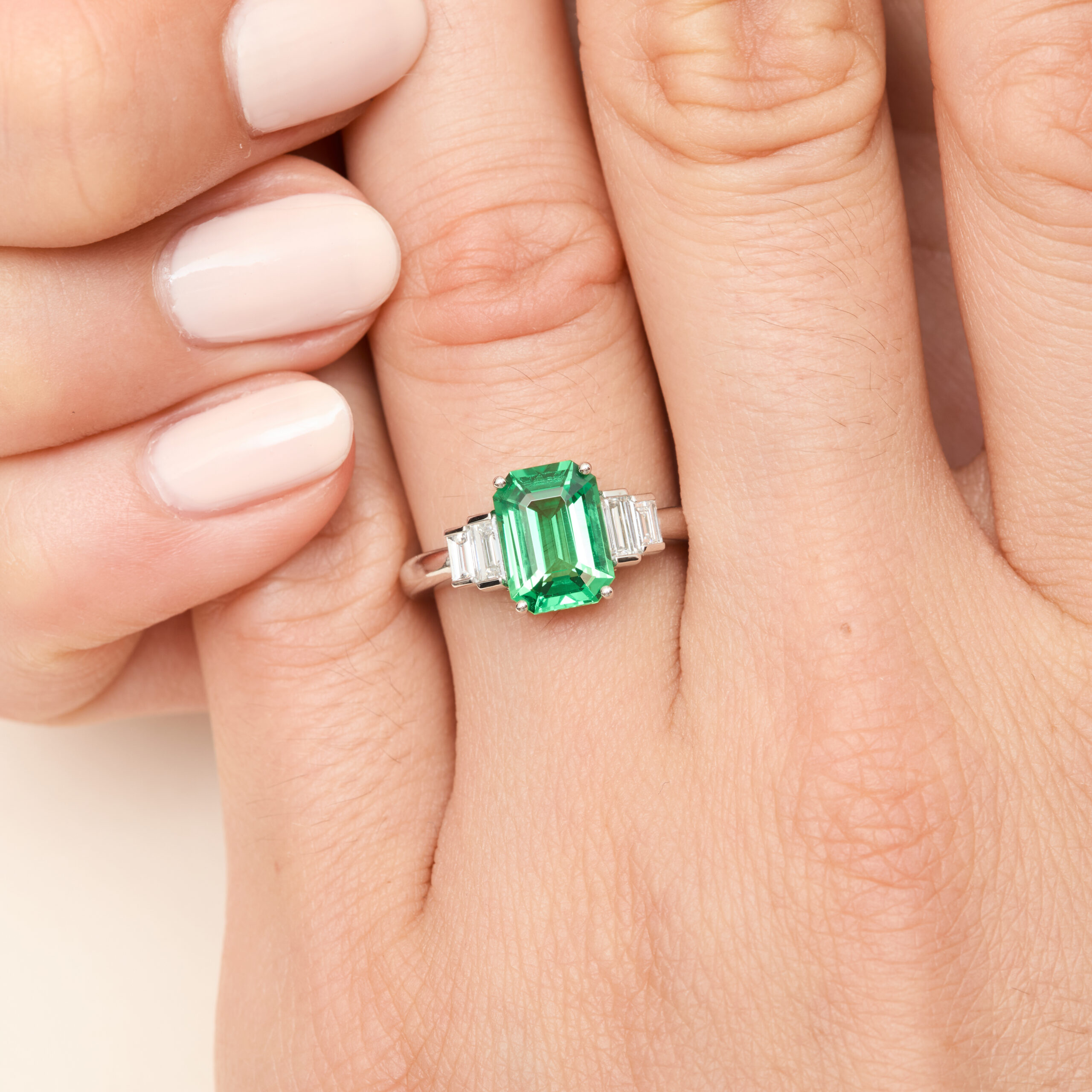 Bague Tsavorite
