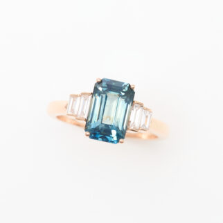 Bague Saphir Teal